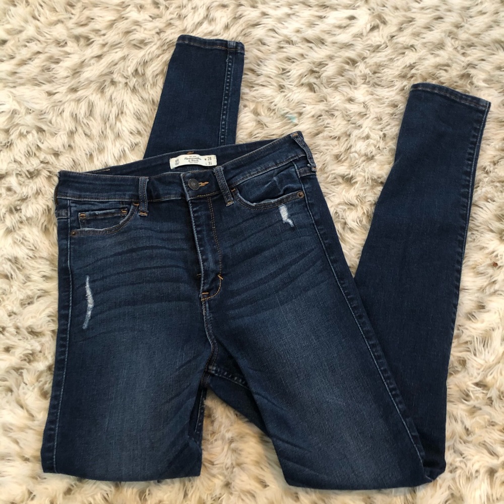 Abercrombie and Fitch high waisted skinny jeans